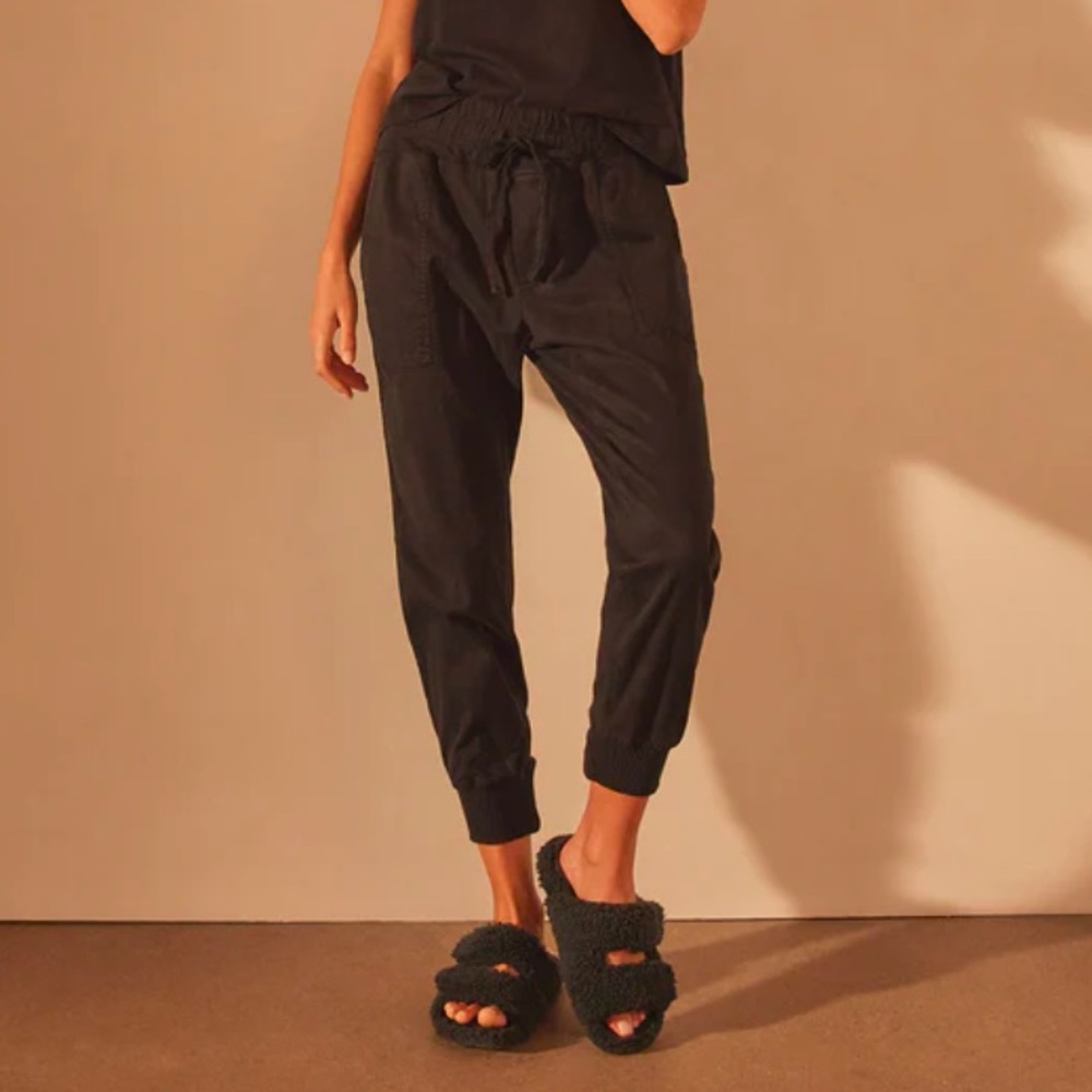 James Perse Mixed Media Pant Black Size 1